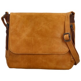 Stylová dámská crossbody Metagga new, žlutá