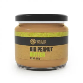 BIO Arašídové máslo - VanaVita (jemné, 340 g) (59914-1-340g-smooth)