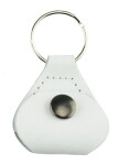 Perri's Leathers Pick Keychain White