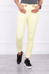 Kalhoty v barvě denim yellow M