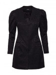 M881 Žakárové blejzrové šaty - černé EU M