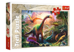 Mamido Puzzle Svět dinosaurů 100 dílků Trefl 16277