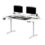 ULTRADESK Highlander XXL bílá / Pracovní stůl / elektricky nastavitelná výška / 160x70 cm / 72-117 cm (UDESK-HGXL-WT)