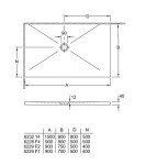 VILLEROY & BOCH - Subway Infinity Sprchová vanička, 70x90 cm, Anti-slip, alpská bílá 6229F101