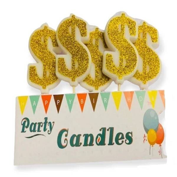 Dortisimo Svíčky Znaky dolaru (5 ks)