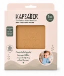 Kapsáček Držáček na dětskou kapsičku béžový / Ochranný obal na kapsičku / do myčky / teplotní odolnost 270°C (KAP-BEZ)