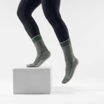 Unisex merino turistické ponožky SMARTWOOL Hike Classic Edition Full Cushion Second, Dark Sage velikost: 34-37 (S)