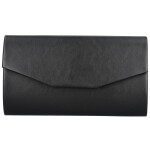 Módní dámské koženkové psaníčko Shay, černé