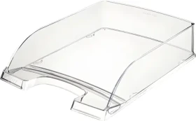 Leitz Plus průhledná / Odkladač na dokumenty / Plast / A4 / 255 × 357 × 70 mm (10K079C)