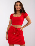 Dámské tričko TOP RV TS 7538.12P Červená - Rue Paris červená M-38