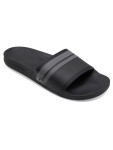 Quiksilver RIVI SLIDE BLACK/BLACK/GREY pantofle pánské