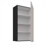 Horní skříňka Arona 60 G-108 1F Barva korpusu: Černá, Barva dvířek: Kašmír