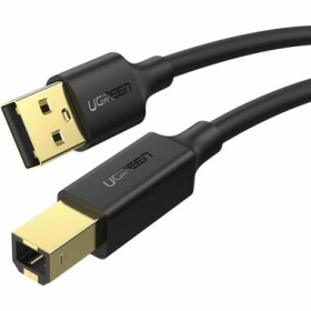 UGREEN Kabel USB-A (M) - USB-B (M) 1.5m černá (6957303813506)