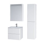 Mereo Siena, koupelnová skříňka 60 cm, bílá lesk CN410S