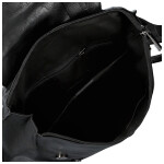 Trendy dámský koženkový kabelko-batoh Vexen, černý