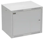 Solarix GrandN DUO 9U 450mm / Rozváděč nástěnný / dveře plech / RAL 7035 (83000382)