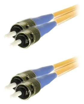 XtendLan FO patch ST-ST / Optický patch kabel / duplex / 9/125 / G.652d / LS0H / 1 m (FOP-STST-D-1-9)