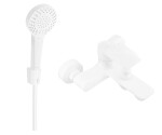 MEXEN - R05 Royo vanová baterie se sprchou set, bílá 7223R05-20