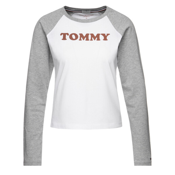 Dámské Tričko s dlouhým rukávem UW0UW01906-101 - Tommy Hilfiger XS