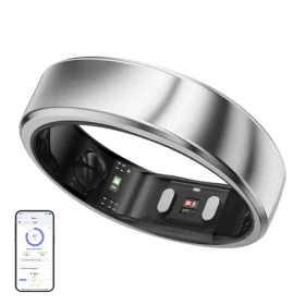 RingConn Air Gen 2 Smart Ring vel. 11 galaxy silver / chytrý prsten / titanová ocel / BT 5.0 / IP68 (124031101)