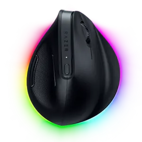 Razer Pro Click V2 vertical cerná / Herní bezdrátová myš / optická / 30000DPI / 2.4GHz / BT / 6 tlacítek (RZ01-05250100-R3G1)
