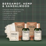 Baylis & Harding Sada pečující pánské kosmetiky Bergamot/Hemp/Sandalwood, zelená barva, plast