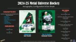 Hokejové Karty NHL 2024-25 Upper Deck Skybox Metal Universe Hobby Balíček