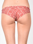 RVCA TRIANGLE ROW CHEEKY HAVANA RED plavky dvoudílné