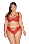 Dámské kalhotky brazilky AV 2128/B RED červená XL