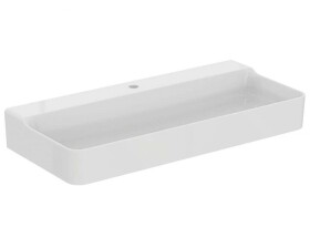 IDEAL STANDARD - Conca Ceram Umyvadlo na desku 100x45 cm, bez přepadu, otvor pro baterii, bílá T383501