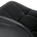 Pracovní židle, výškově nastavitelná, černá látka, KA-V3120 BK3