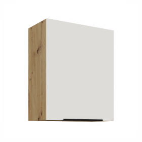 Horní skříňka Aria 60 G-72 1F Barva korpusu: Dub artisan, Barva dvířek: WH - Crystal white AFM