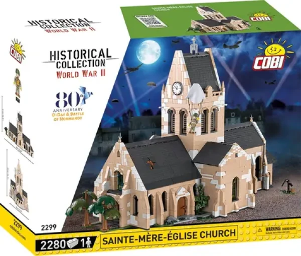 COBI 2299 Kostel v Sainte-Mere-Église