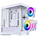 PHANTEKS NV5 MK2 Kit bílá / Skříň / E-ATX / Tempered Glass / D-RGB / 3× M25 Gen2 Reverse Blade + 1× ventilátor 120 mm (GABU-515)