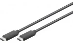 Goobay 66509 USB-C černá / Kabel / USB-C - USB-C / 3 m / Gen 1 (66509)