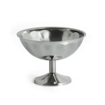 HAY Pohár Italian Dessert Stainless Steel Medium, stříbrná barva