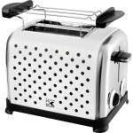 Unold 38326 Retro stříbrná / Topinkovač / 950 W / 2 topinky / 7 stupňů opékání / rozmrazování / nerez (38326)