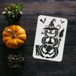 FINGER Inspire šablona plastová A4 motiv Halloweenské dýně
