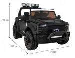 Mamido Elektrické autíčko Ford Super Duty 4x4 24V 14Ah černé