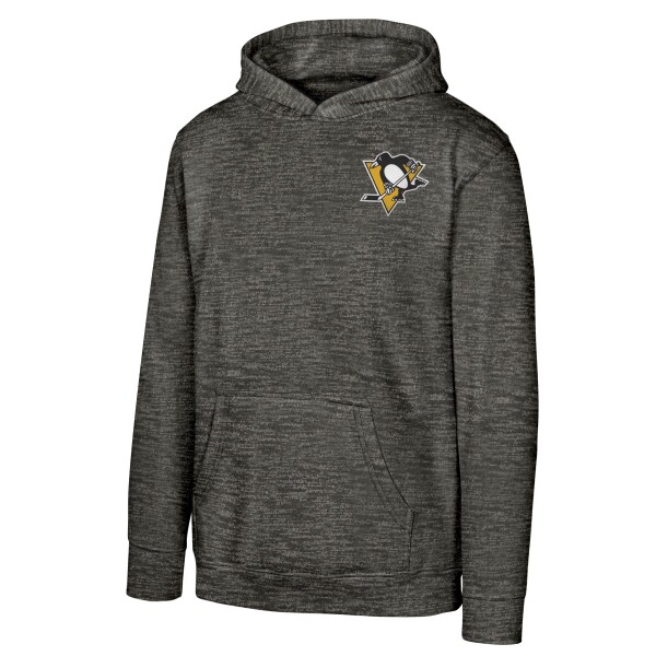 Outerstuff Dětská mikina Pittsburgh Penguins NHL Power Up Ultra Fleece Velikost: Dětské S (122 – 134)