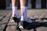 Běžecké kompresní ponožky Compressport Pro Marathon Socks - WHITE Velikost: T1