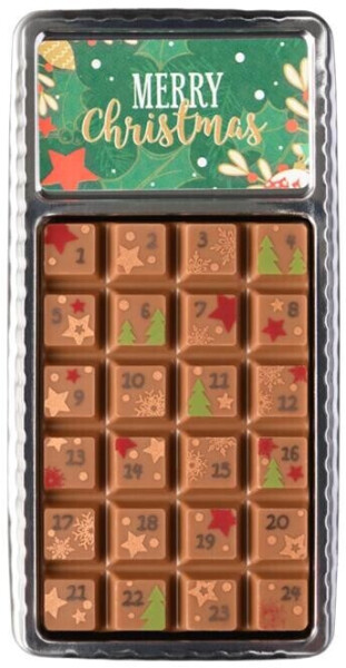 Mini adventní kalendář mléčná čokoláda 30g (Weibler)
