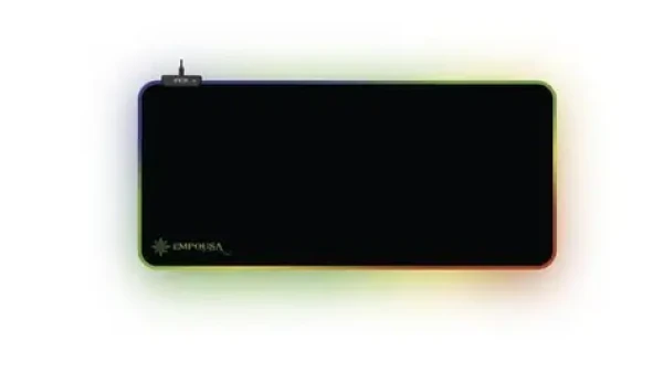 INCA IMP-022 Speed černá / Herní podložka pod myš / XXL / RGB LED / 770 x 295 x 3 mm (IMP-022)