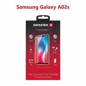 SWISSTEN FULL GLUE COLOR FRAME CASE FRIENDLY sklo pro SAMSUNG GALAXY A02s černá (54501787)