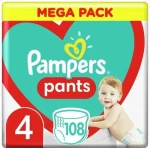 Pampers Pants 4 9-15 kg 108 ks