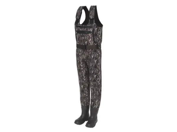 KINETIC Prsačky Neorush Bootfoot Camo Cleated 44-45 / Neopren 4,5 mm / Přelepené švy / Protiskluzová podrážka