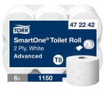 TORK 472054 Smart One zásobník na toaletní papír šedý nerez T8