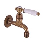 RAV Slezák - MORAVA RETRO - Umyvadlová baterie na jednu vodu, Stará mosaz (Bronz) MK593SM MK593SM