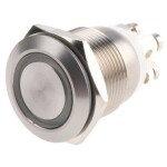 C & K Switches U811J85W3GE223 tlačítko 120 V, 28 V/DC 1 A 1x zap/(zap) červená (š x v) 15.24 mm x 12.70 mm 1 ks Bulk