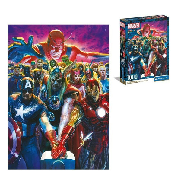 Puzzle Marvel: Avengers 1000 dílků - Kolektiv
